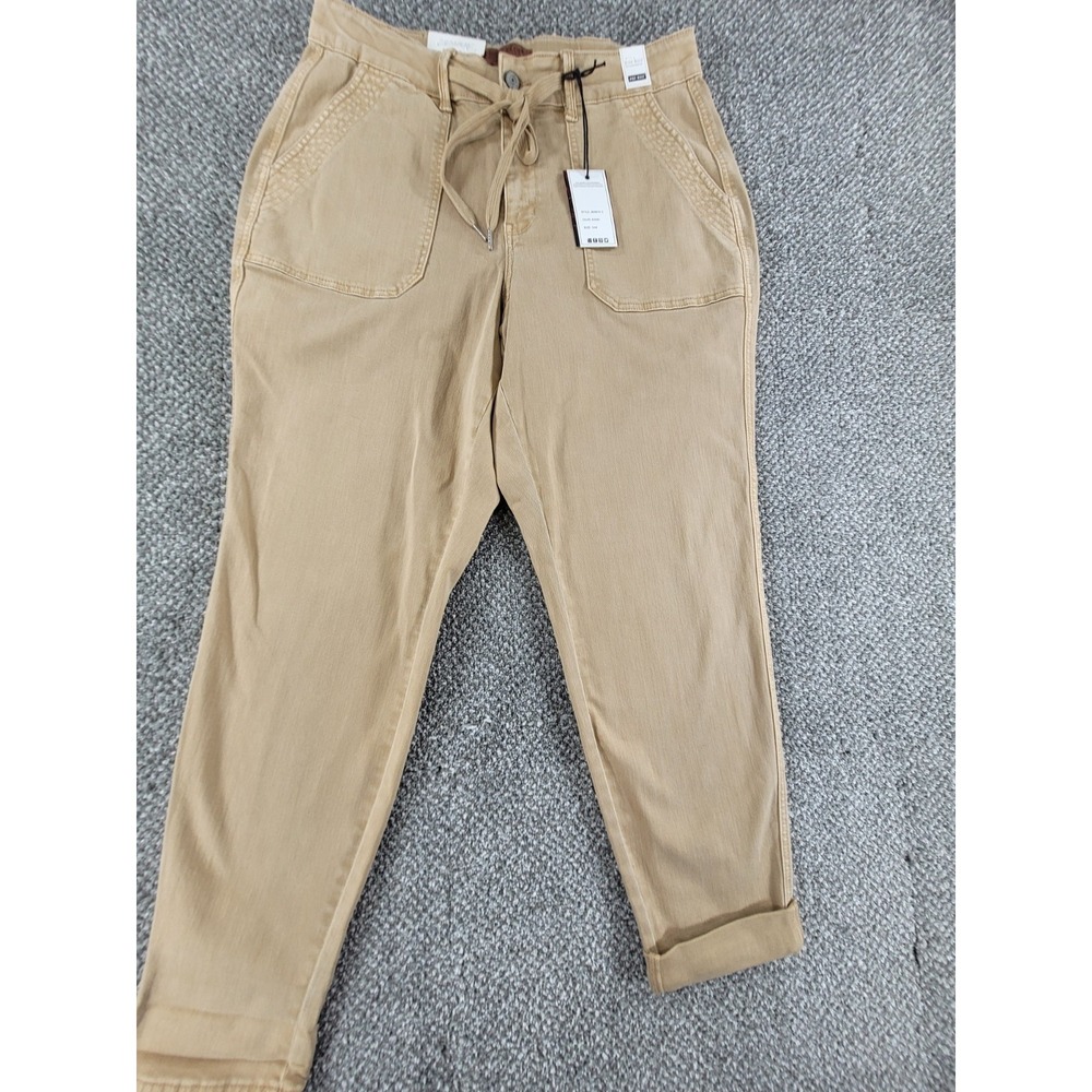 Judy Blue High Waist Khaki Tan‎ Women's Jeans Pants Size 14W Stretch Comfort NWT